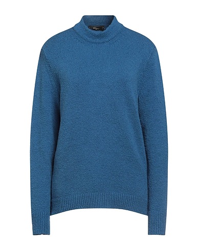 VERTIGE Rollkragenpullover Azurblau 80% Organische Baumwolle, 16% Polyamid, 4% Elastan