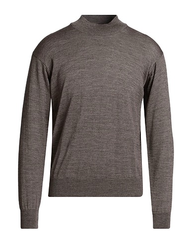 TSD12 Polo neck Khaki 50% Merino Wool, 50% Acrylic