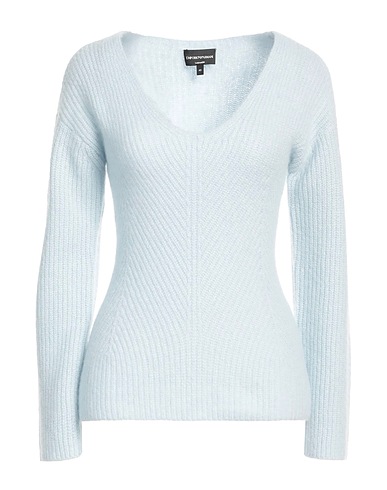EMPORIO ARMANI Cashmere jumper Sky blue 100% Cashmere