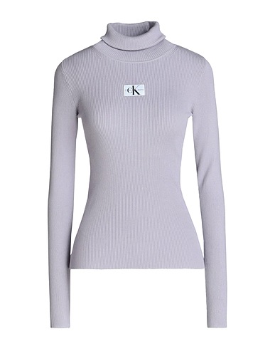 CALVIN KLEIN JEANS Polo neck Lilac 78% Tencel™ Lyocell, 22% Polyamide