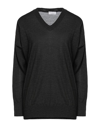 BRUNELLO CUCINELLI Cashmere jumper Charcoal 70% Cashmere, 30% Silk