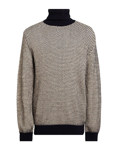 DANIELE ALESSANDRINI HOMME Водолазка Чёрный 60% Шерсть, 30% Акрил, 10% Шерсть альпака