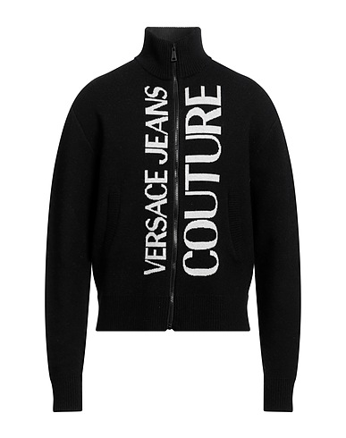 VERSACE JEANS COUTURE Cardigan Black 100% Wool