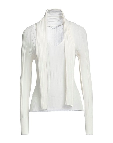 AGNONA Cashmere jumper Cream 100% Cashmere