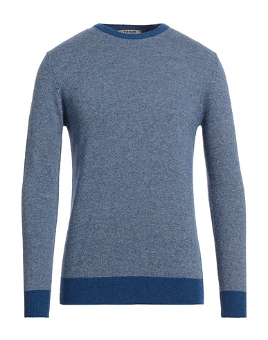 TSD12 Pullover Blu chiaro 40% Lana, 30% Viscosa, 20% Poliammide, 10% Cachemire