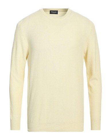 DRUMOHR Sweater Pastel yellow 100% Cotton