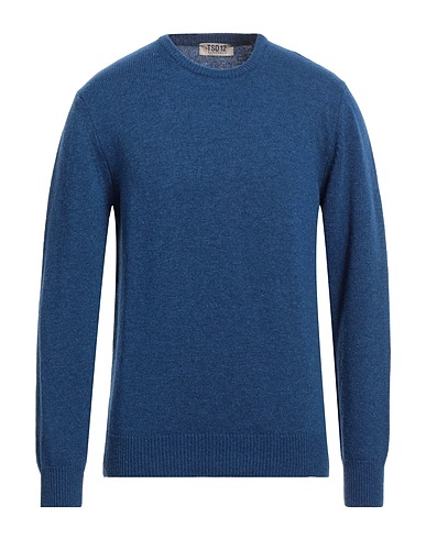 TSD12 Jumper Blue 80% Lambswool, 20% Polyamide