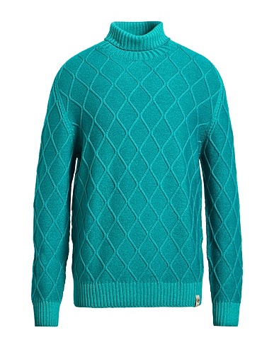 H953 Dolcevita Verde smeraldo 100% Lana Merino