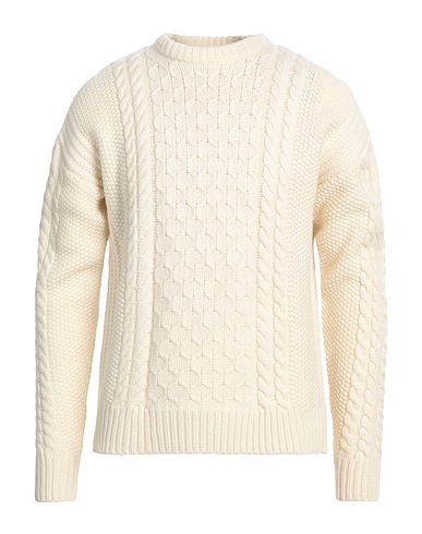 DRÔLE DE MONSIEUR Sweater Cream 100% Merino Wool