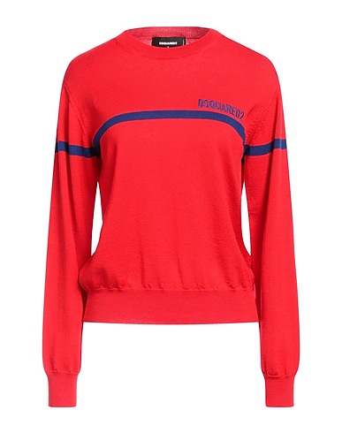 DSQUARED2 Pullover Rosso 100% Lana Vergine