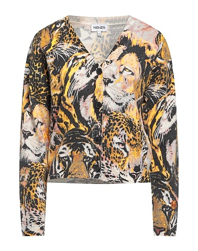 KENZO Cardigan Yellow 100% Wool