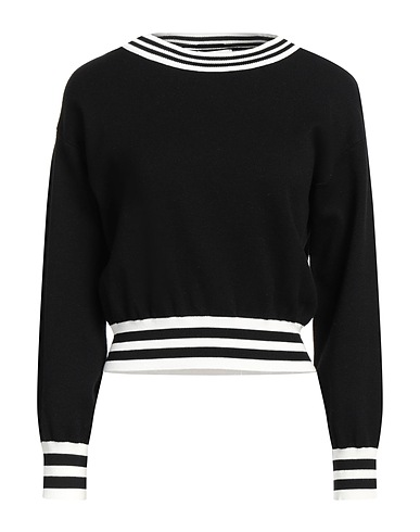 VICOLO Sweater Black 70% Viscose, 30% Polyester