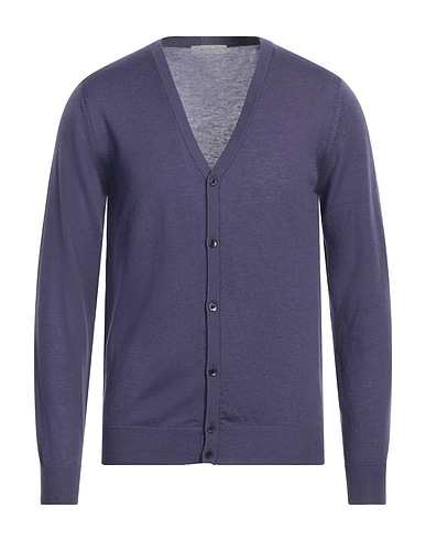 DIKTAT Cardigan Purple 100% Merino Wool