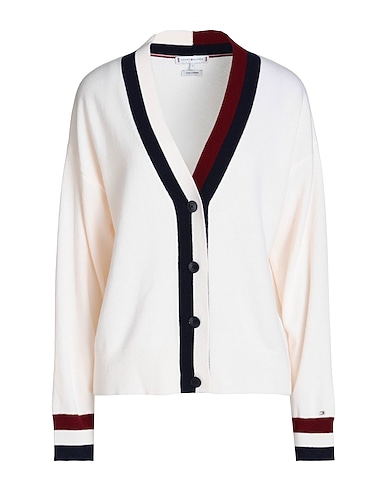 TOMMY HILFIGER Cardigan Cream 90% Wool, 10% Cashmere