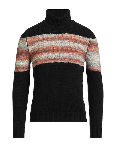 GRAN SASSO Rollkragenpullover Schwarz 90% Wolle, 7% Acryl, 3% Alpakawolle