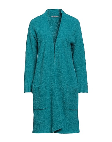 KANGRA カーディガン ターコイズブルー 毛（アルパカ） 32% / ウール 24% / シルク 22% / ナイロン 22%