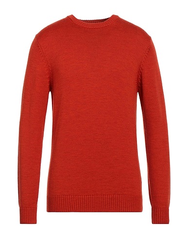 DIKTAT Jumper Orange 100% Merino Wool