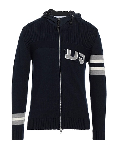 PMDS PREMIUM MOOD DENIM SUPERIOR Cardigan Midnight blue 50% Merino Wool, 50% Acrylic