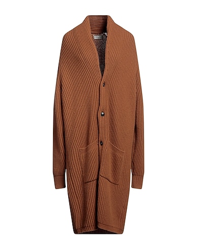 LANEUS Cardigan Camel 90% Merino Wool, 10% Cashmere
