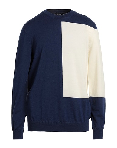 +39 MASQ Jumper Navy blue 100% Merino Wool