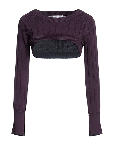 PATRIZIA PEPE Jumper Dark purple 80% Viscose, 20% Polyamide