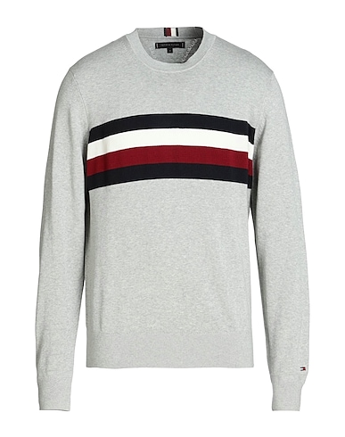 TOMMY HILFIGER Sweater Light grey 100% Cotton