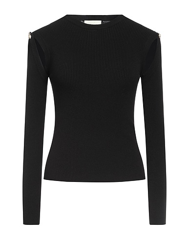 VICOLO Jumper Black 70% Viscose, 30% Polyester