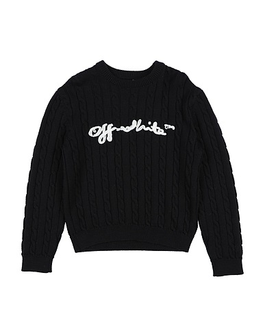 OFF-WHITE™ KIDS Sweater Black 100% Virgin Wool