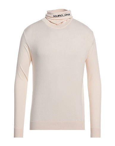 TAKESHY KUROSAWA Polo neck Ivory 52% Viscose, 28% Polyester, 20% Polyamide