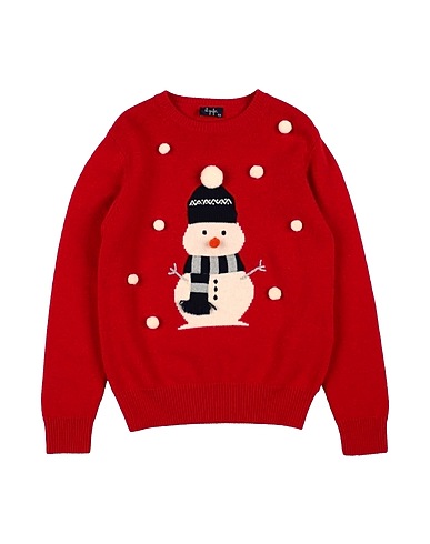 IL GUFO Jumper Brick red 100% Virgin Wool, Super 100s Wool