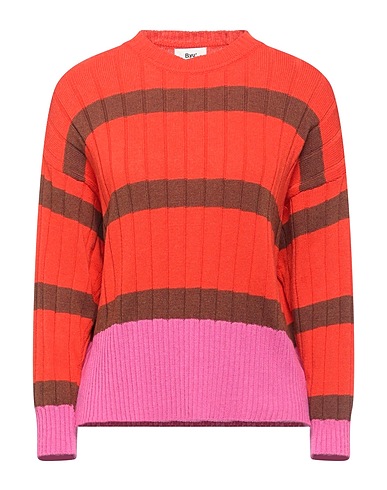 B.YU Jumper Red 35% Polyamide, 30% Viscose, 30% Wool, 5% Cashmere