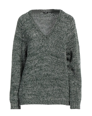 ASPESI Pullover Dunkelgrün 100% Schurwolle