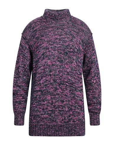 MAISON FLÂNEUR Polo neck Pink 42% Wool, 21% Cashmere, 15% Acrylic, 11% Mohair wool, 11% Polyamide
