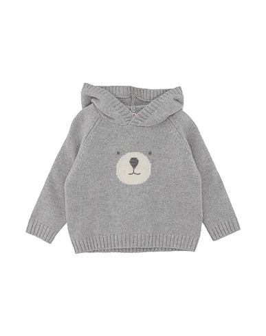 IL GUFO Jumper Grey 100% Virgin Wool, Super 100s Wool