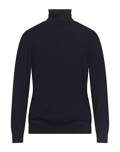 BELLWOOD Polo neck Midnight blue 100% Merino Wool
