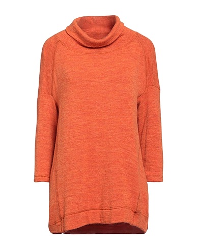 CORINNA CAON Turtleneck Orange 70% Acrylic, 12% Virgin Wool, 10% Alpaca wool, 5% Viscose, 3% Elastane