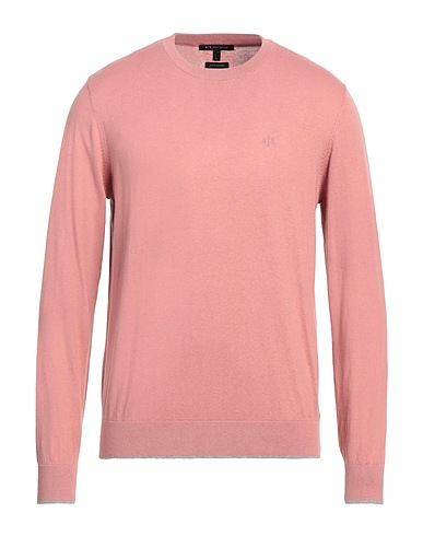 ARMANI EXCHANGE Jumper Antique rose 95% Cotton, 5% Cashmere, Elastane