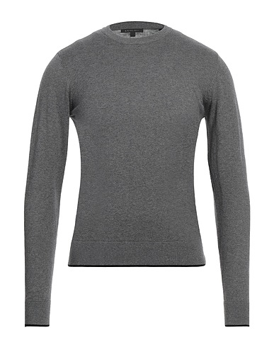 ARMANI EXCHANGE Jumper Grey 95% Cotton, 5% Cashmere, Elastane