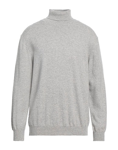 BELLWOOD タートルネック ライトグレー コットン 45% / ウール 45% / カシミヤ 10%