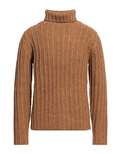 BELLWOOD Rollkragenpullover Kamel 60% Acryl, 15% Alpakawolle, 15% Wolle, 10% Viskose