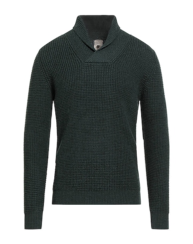 H953 Sweater Dark green 100% Merino Wool