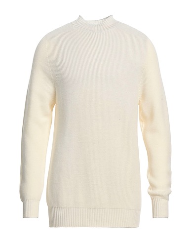 VIADESTE Polo neck Cream 100% Virgin Wool