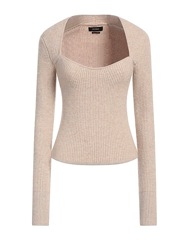 ISABEL MARANT Pullover Beige 70% Lana, 30% Cachemire, Poliammide, Elastan