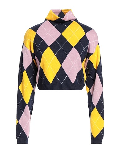 BALLANTYNE Polo neck Midnight blue 100% Wool