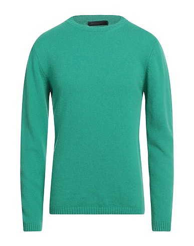DANIELE FIESOLI Pullover Grün 100% Merinowolle