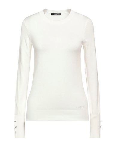 GUESS Jumper Off white 71% EcoVero™ viscose, 29% Polyamide