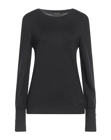 GUESS Jumper Black 71% EcoVero™ viscose, 29% Polyamide