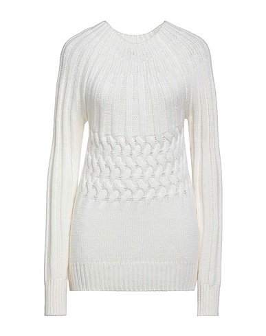 MOORER Jumper White 68% Alpaca wool, 22% Polyamide, 10% Virgin Wool