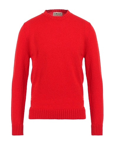 IRISH CRONE Jumper Red 100% Wool