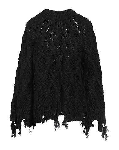 JUCCA Sweater Black 40% Mohair wool, 40% Wool, 20% Polyester